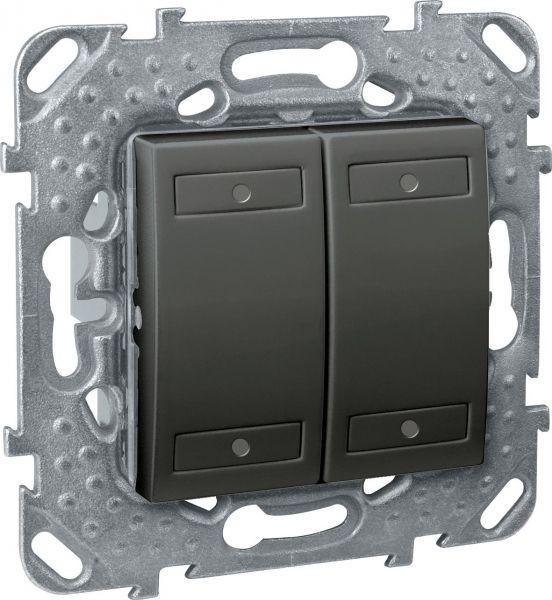  Выключатель 4-кн. LED графит SchE MGU5.531.12 