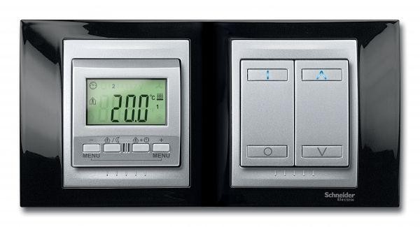  Выключатель 4-кн. LED алюм. SchE MGU5.531.30 