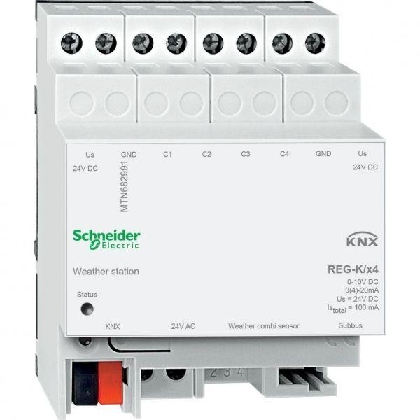  Метеостанция 4-канальная REG-K SchE MTN682991 