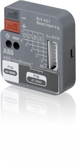  Вход бинарный BI-F-4.0.1 4-кан. дискретный вход free@home FM ABB 2CDG510003R0011 