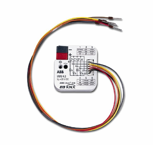  Блок вх./вых. US/U 4.2 для 4-х потенциально независимых контактов UP ABB GHQ6310070R0111 