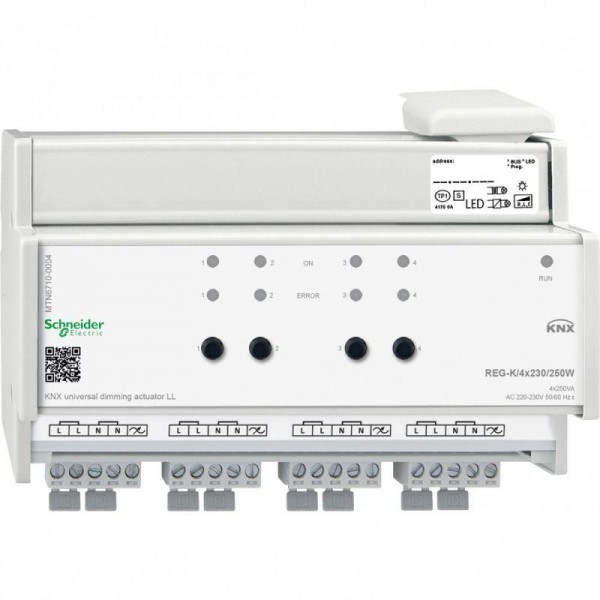  Диммер универсальный LED REG 4х230 250Вт SchE MTN6710-0004 