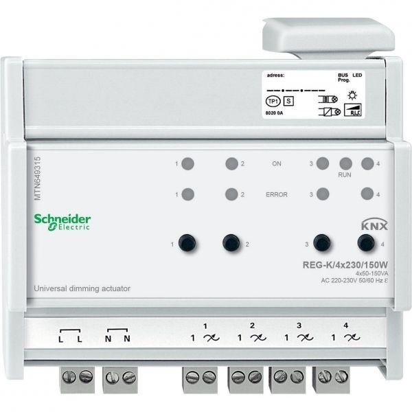  Светорегулятор REG-K/4х230/150Вт SchE MTN649315 