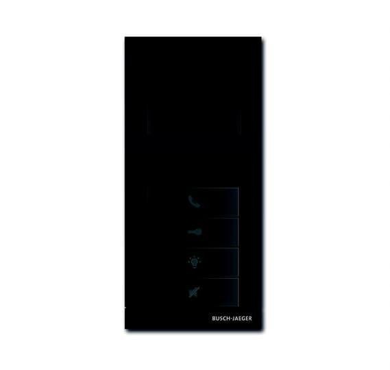  Устройство BJE-W АУ аудио 4 клавиши черн. ABB 2CKA008300A0325 