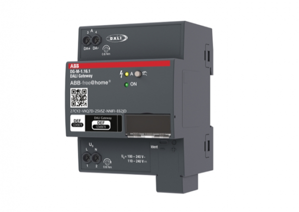  Шлюз-DALI DG-M-1.16.1 DALI-шлюз free@home для управления освещением ABB 2CDG510012R0011 