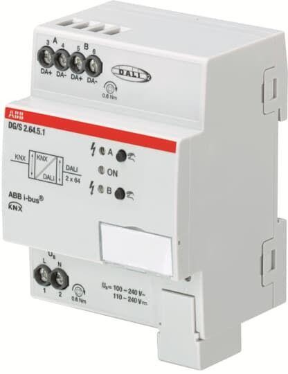  Контроллер освещения DG/S2.64.5.1 DALI 2 канала ABB 2CDG110274R0011 