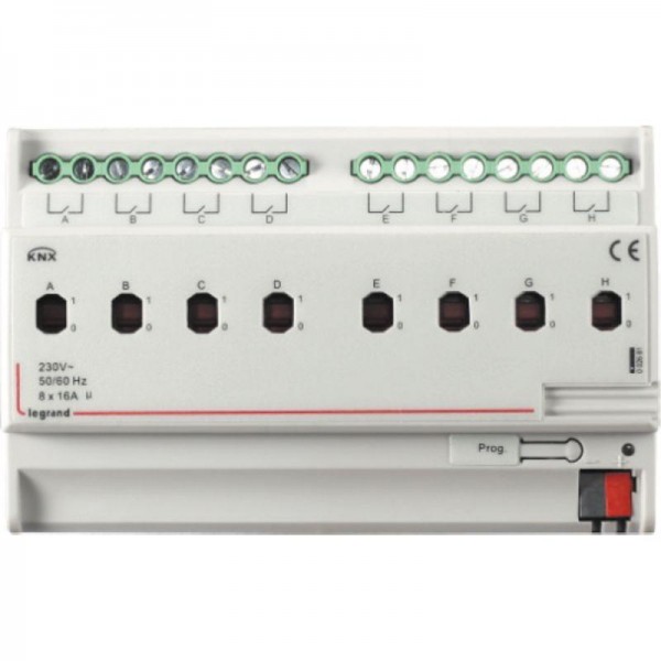  Активатор релейный KNX 8-кан. 16А DIN 4мод. Leg 002681 