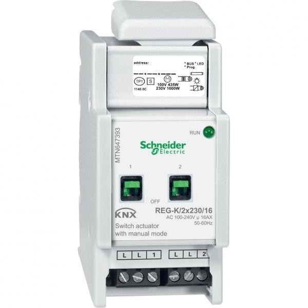  Блок программирования (актор) для выкл. REG-K/2X230/16 с ручн. управлением SchE MTN647393 