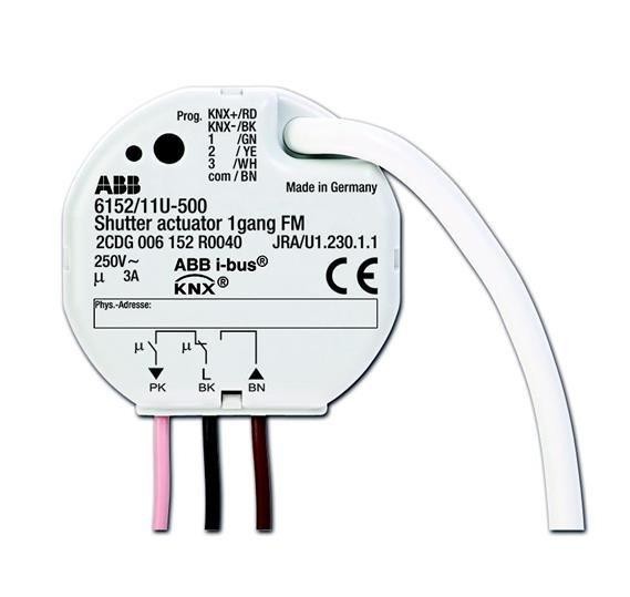  Активатор жалюзи 1-кан. 230В FM 6152/11 U-500 ABB 2CKA006152A0040 