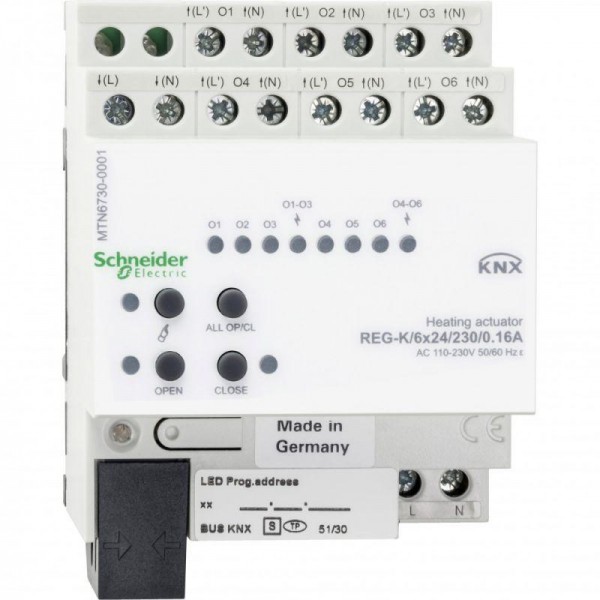  Актор для обогрева REG-K /6Х24/230/0.16А SchE MTN6730-0001 