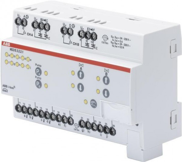  Контроллер HCC/S2.2.2.1 распред. узла с 3х точечным управлением 2-кан. ABB 2CDG110221R0011 