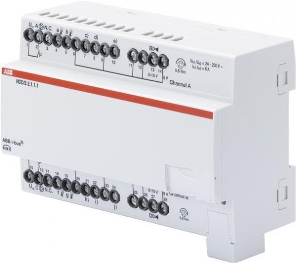  Контроллер HCC/S2.1.1.1 распред. узла с упр. 0-10В 2-кан. ABB 2CDG110218R0011 