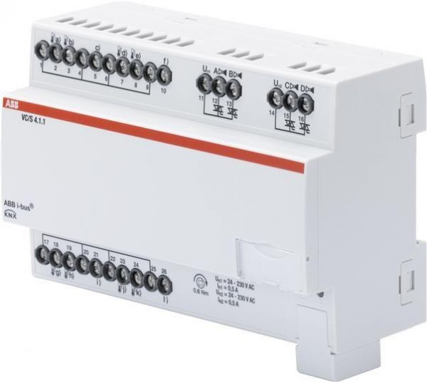  Контроллер VC/S4.1.1 управления приводами клапанов 4-кан. ABB 2CDG110216R0011 