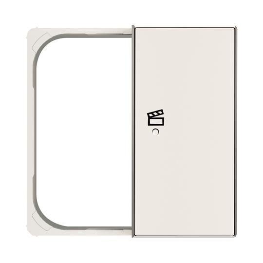  Клавиша двойная правая SRS-2-R-85BL free@home SKY сцена бел. ABB 2CLA852647A1101 