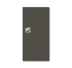  Клавиша двойная правая SRS-2-R-95 free@home сцена Basic 55 chateau-черн. ABB 2CKA006220A0698 