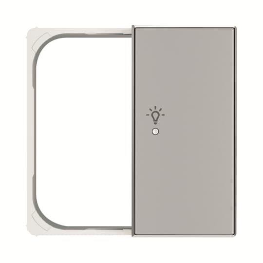  Клавиша двойная правая SRL-2-R-85PL free@home SKY освещение серебр. ABB 2CLA852648A1301 