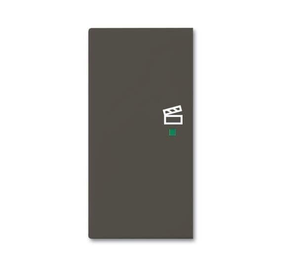  Клавиша двойная левая SRS-2-L-95 free@home сцена Basic 55 chateau-черн. ABB 2CKA006220A0694 