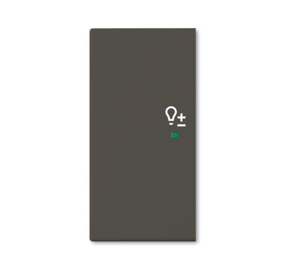  Клавиша двойная леваяSRD-2-L-95 free@home светорегулятор Basic 55 chateau-черн. ABB 2CKA006220A0695 