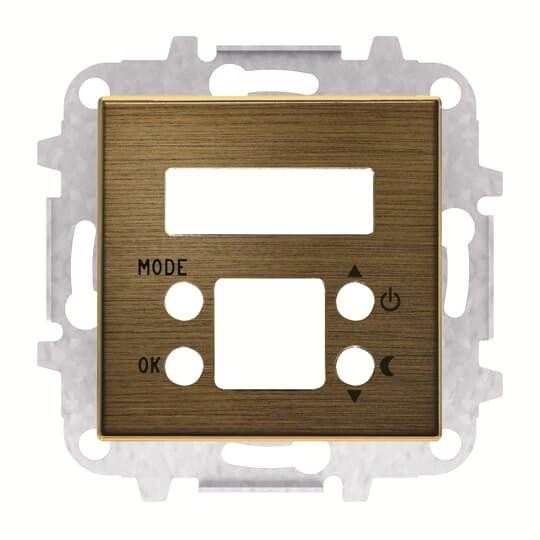  Накладка контроллера фанкойловCP-RTC-FC-85PL free@home SKY серебр. ABB 2CLA855420A1301 