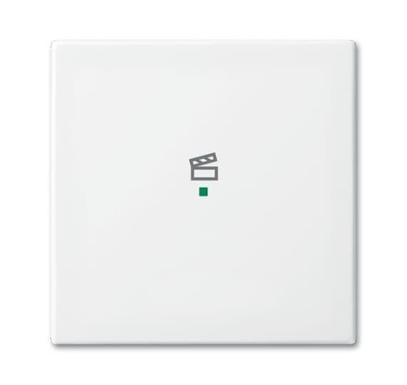  Клавиша одинарная SRS-1-94 free@home сцена Basic 55 альп. бел. ABB 2CKA006220A0672 
