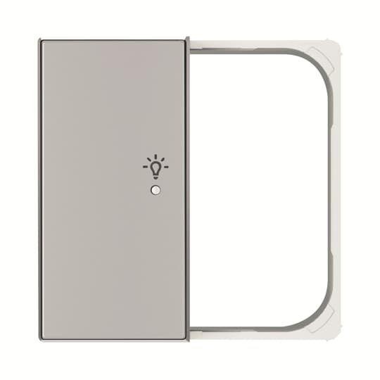  Клавиша двойная левая SRL-2-L-85PL free@home SKY освещение серебр. ABB 2CLA852642A1301 