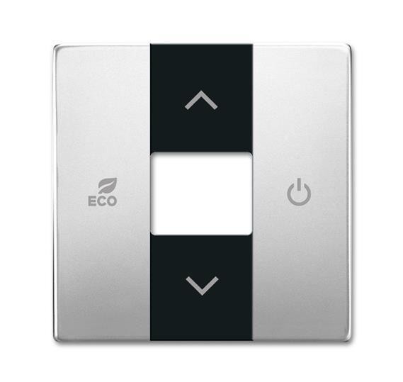  Накладка терморегулятора free@home; future сталь ABB 2CKA006220A0546 