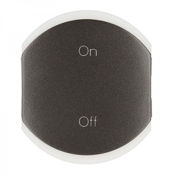  Панель лицевая MyHome SCS 2мод. "ON-OFF" графит Leg 067988 