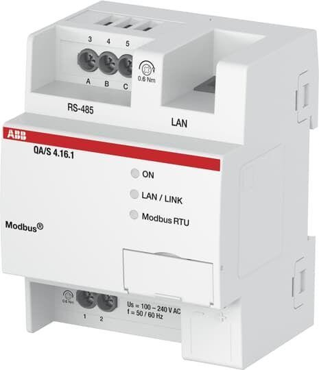  Модуль анализа QA/S4.16.1 энергопотребления Modbus на 16 счетчиков ABB 2CDG110228R0011 
