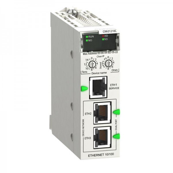  Адаптер удаленного В/В RIO Ethernet modicon x80 улучш. SchE BMXCRA31210C 