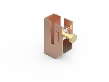  Держатель полосы с болтом медь DKC ND2312CU 