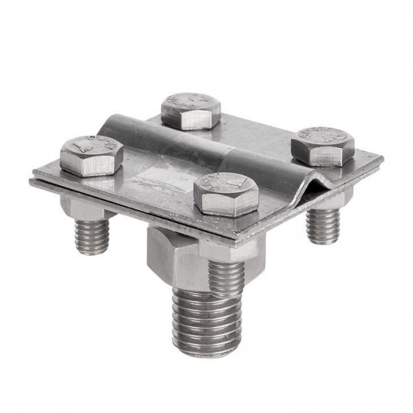  Зажим прута на штыре пластина d56х56мм Ni PROxima EKF lp-g6606-e1302-ni 