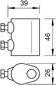  Вставка разделительная Rd8-10 /Zn 233 DIN ZN OBO 5335205 