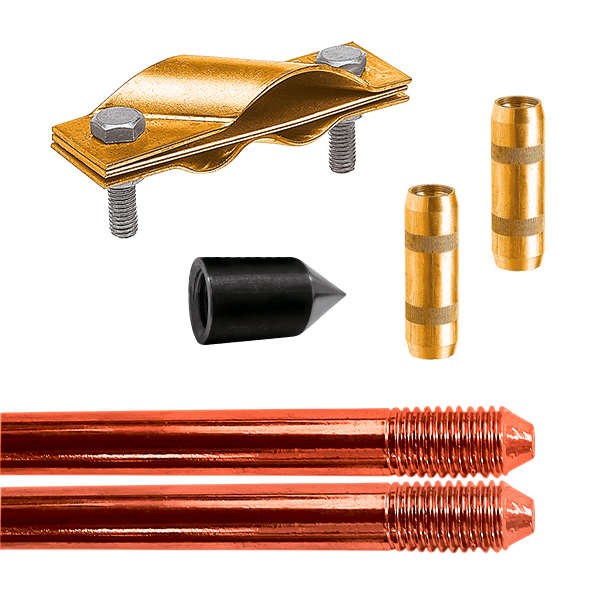  Комплект заземления верт. EZ-3 d16мм (дл.2х1.5м) EZETEK 60212 