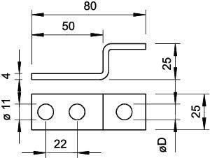  Соединитель угловой 5011 VA M10 OBO 5334934 