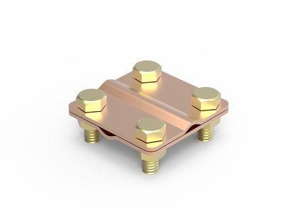 Соединитель крестовой пруток- пруток d10мм медь DKC NG3109CU 