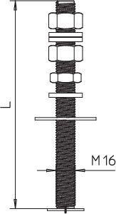  Шпилька резьбовая is Fang 3B-G4 OBO 5408905 