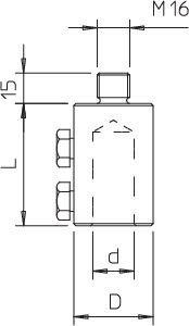  Крепеж изол. стержней 101 A-16 OBO 5408352 