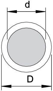  Пруток стальной оцинк. в ПВХ оболочке d10 RD 10-PVC (уп.75м) OBO 5021162 
