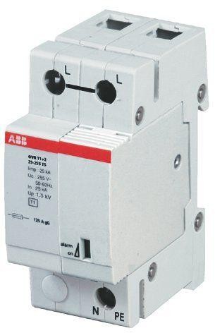  Ограничитель перенапряжения OVR T1+2 25 255 TS ABB 2CTB815101R0300 