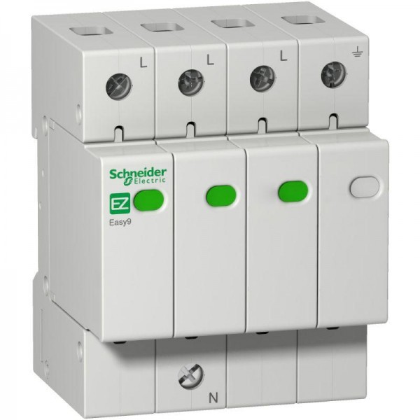  Ограничитель перенапряжения 3п+Н 20кА 400В EASY9 SchE EZ9L33720 