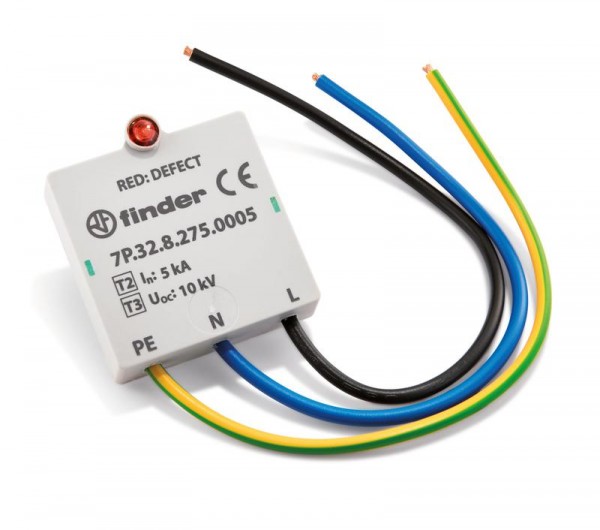  Устройство защиты от импульсных перенапряжений УЗИП тип 3 (для LED) IP20 FINDER 7P3182750005 