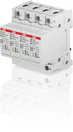  Устройство защиты от импульсных перенапр. (УЗИП) OVR T1-T2 4L 12.5-275s P QS ABB 2CTB815710R2300 