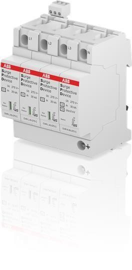  Устройство защиты от импульсных перенапр. (УЗИП) OVR T2 3N 40-275 P TS QS ABB 2CTB803973R0500 