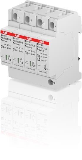  Устройство защиты от импульсных перенапр. (УЗИП) OVR T2 3N 40-275 P QS ABB 2CTB803973R1100 