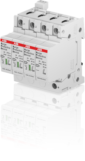  Устройство защиты от импульсных перенапр. (УЗИП) OVR T2 3N 40-275s P TS QS ABB 2CTB815704R0800 