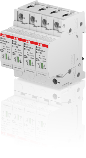  Устройство защиты от импульсных перенапр. (УЗИП) OVR T2 4L 40-275s P QS ABB 2CTB815704R2300 