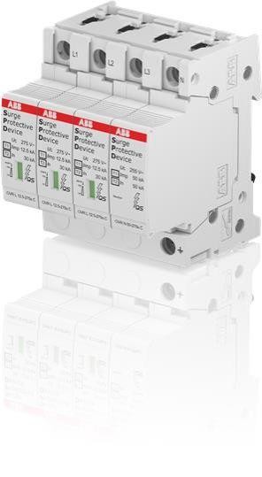  Устройство защиты от импульсных перенапр. (УЗИП) OVR T1-T2 3N 12.5-275s P QS ABB 2CTB815710R1900 