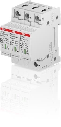  Устройство защиты от импульсных перенапр. (УЗИП) OVR T1-T2 3L 12.5-275s P QS ABB 2CTB815710R1800 