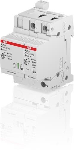 Устройство защиты от импульсных перенапр. (УЗИП) OVR T1-T2 1N 12.5-440s P TS QS ABB 2CTB815710R3000 