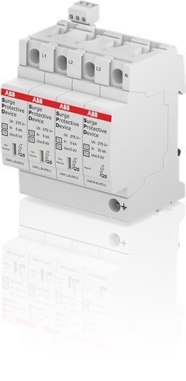  Устройство защиты от импульсных перенапр. (УЗИП) OVR T2-T3 3N 20-275 P TS QS ABB 2CTB803973R1600 